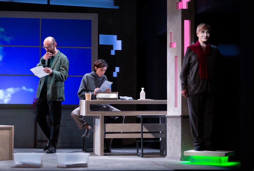 Un momento di «Marjorie Prime» (francoparenti.it, Noemi Ardesi)