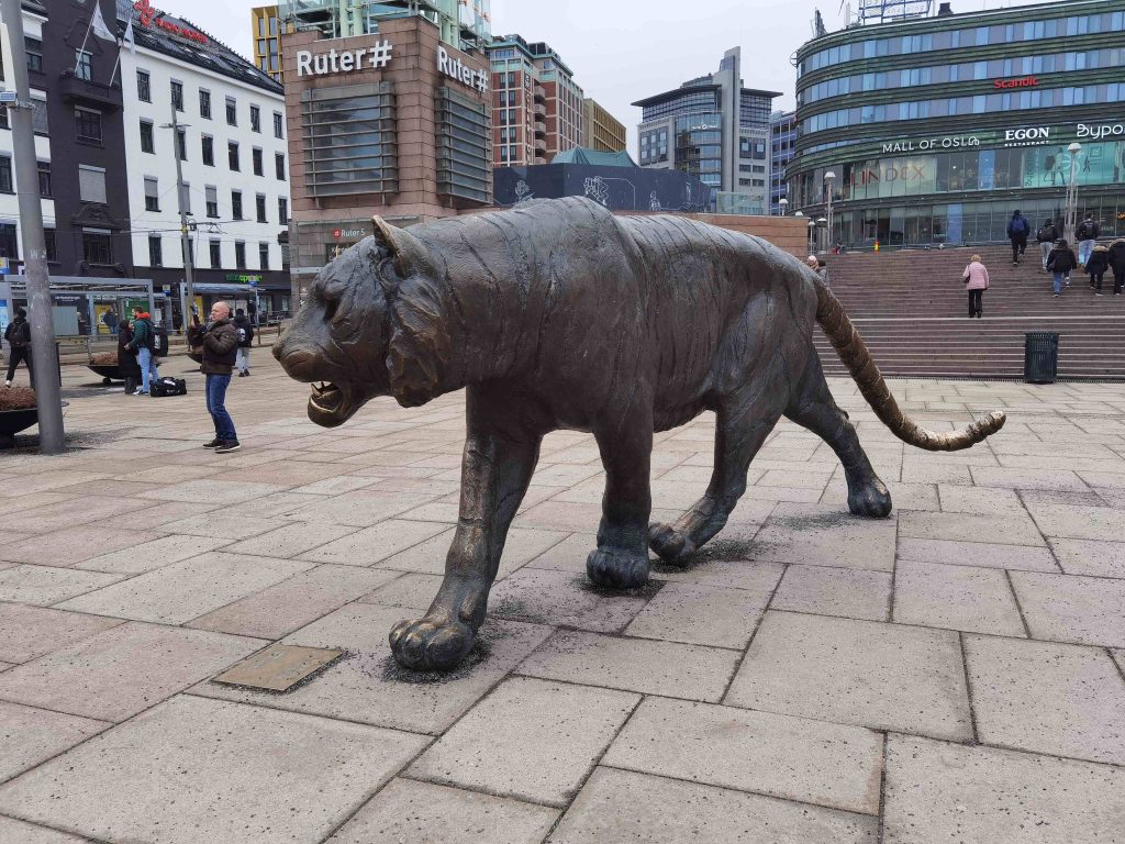 3. La tigre simbolo di Oslo