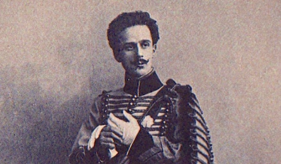 Michel Fokine nei panni di Lucien d'Hervilly in Paquita, 1905 (Wikipedia)
