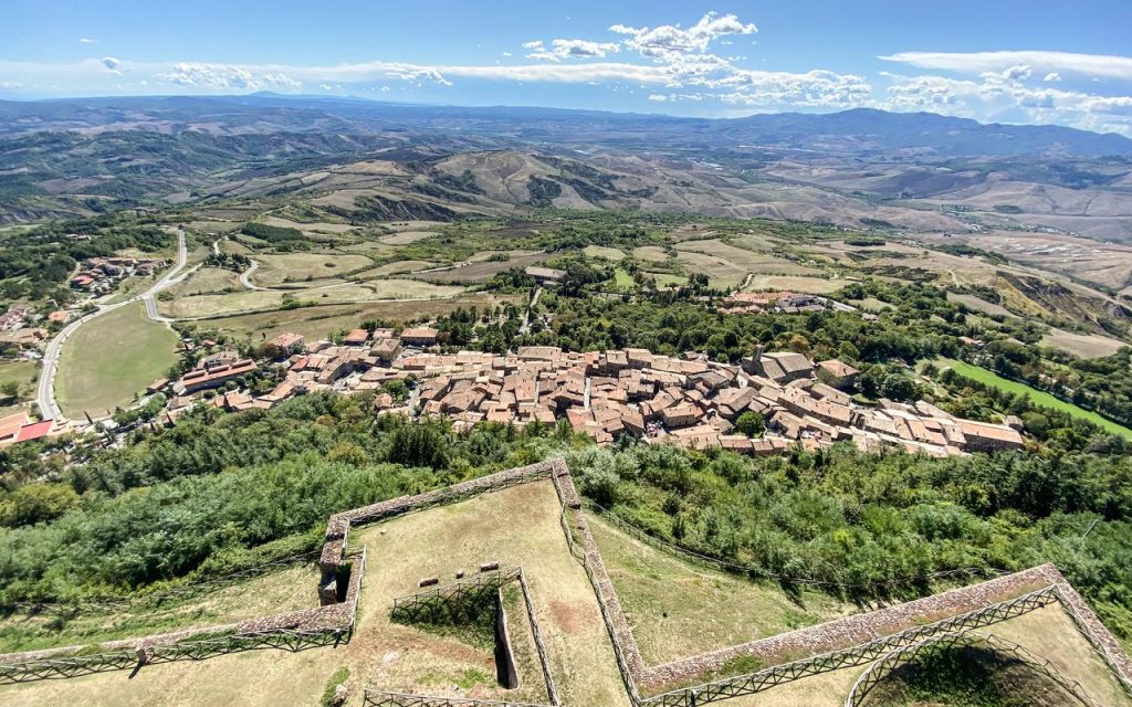 Vista di Radicofani dalla fortezza (Simona Dalla Valle)