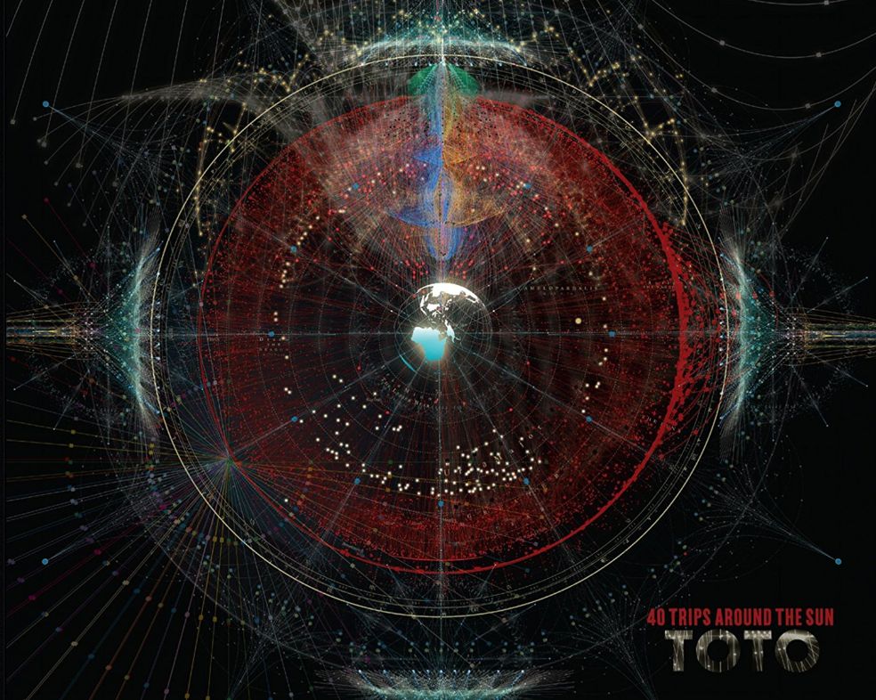 La cover di 40 Trips Around the Sun dei Toto