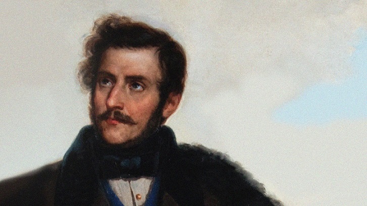 Ritratto di Gaetano Donizetti, (1747-1848) trovato nella collezione di Eötvös Loránd Tudományegyetem, part. (Keystone)