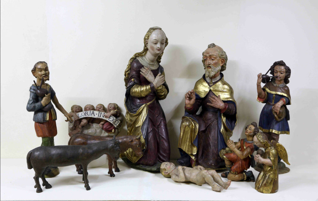Scultore tedesco e scultori leventinesi (?), Presepe, XVI – XVIII secolo, Giornico, Museo di Leventina