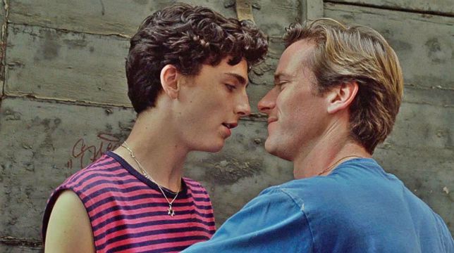 Timothée Chalamet e Armie Hammer in «Chiamami col tuo nome» (youtube)