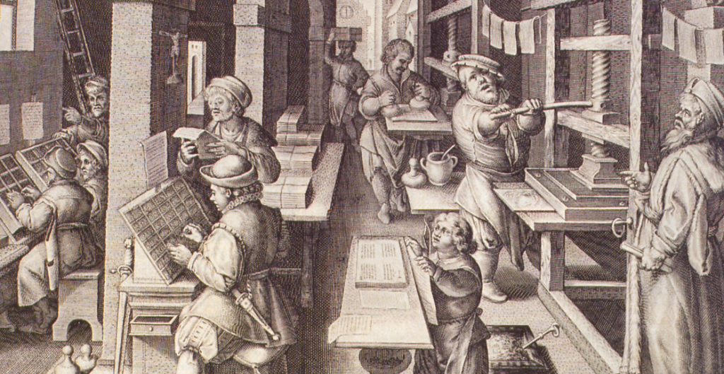 ... alla stampa a caratteri mobili