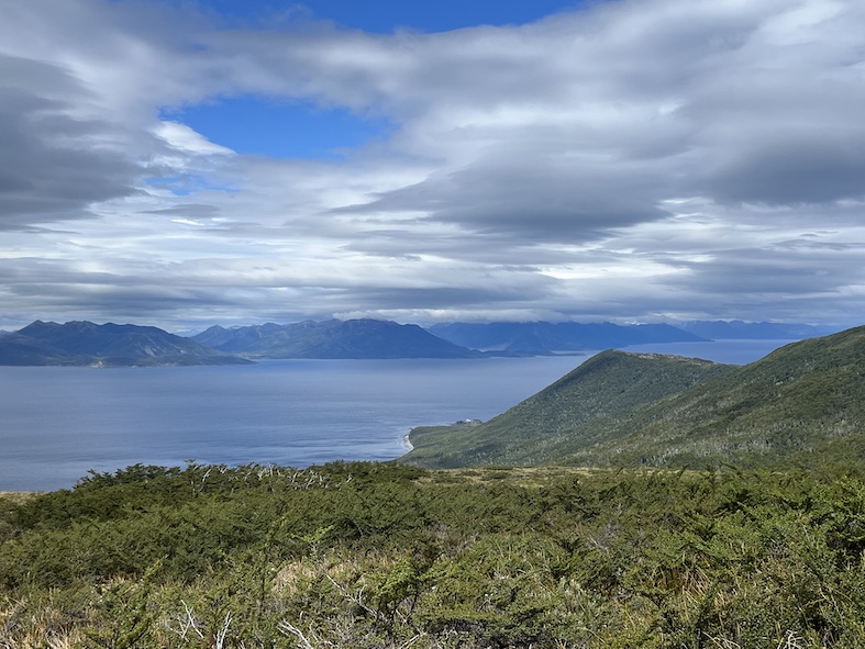 Vista dello Stretto di Magellano