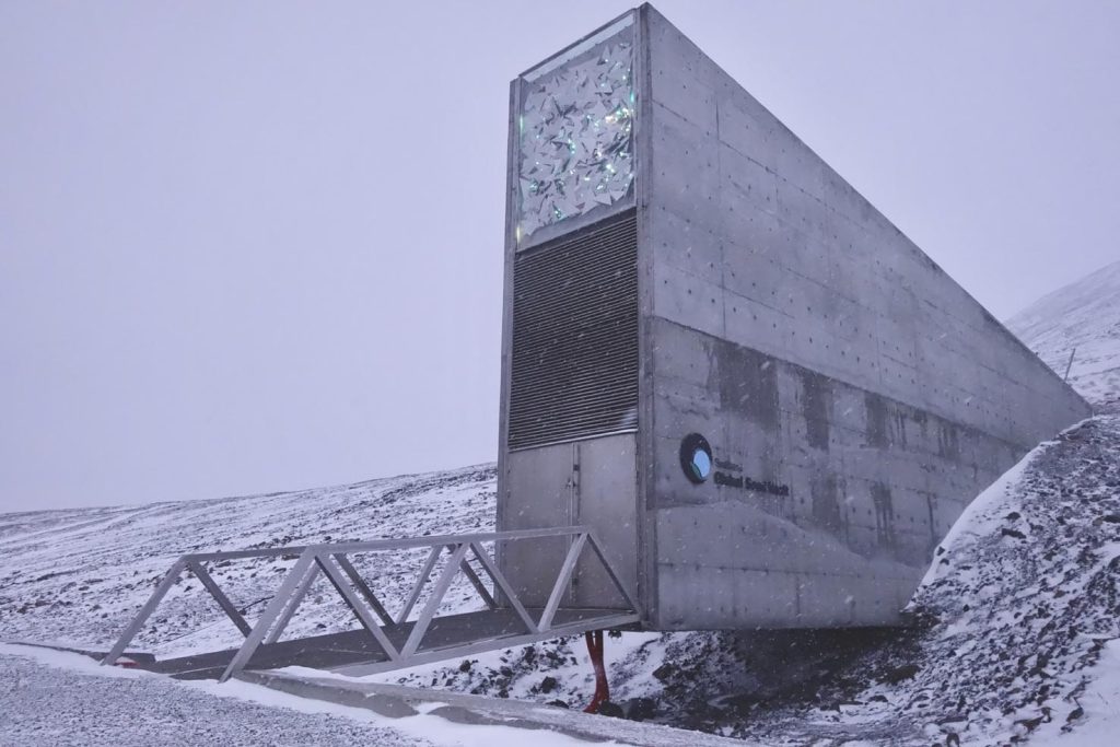 L’ingresso dello Svalbard Global Seed Vault (Ottavio Giannella)