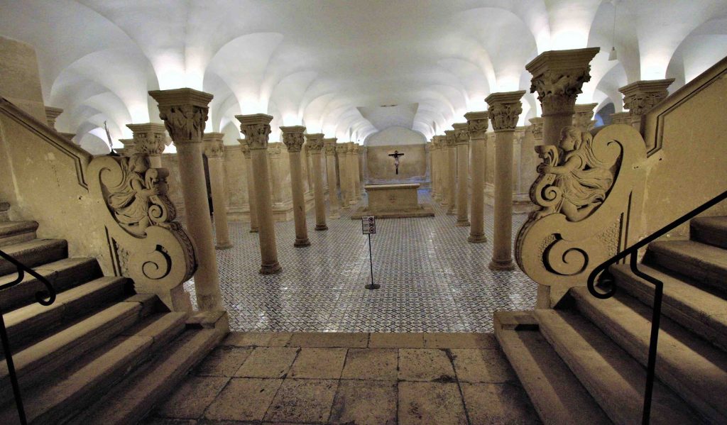 La cripta del Duomo (Stiano)