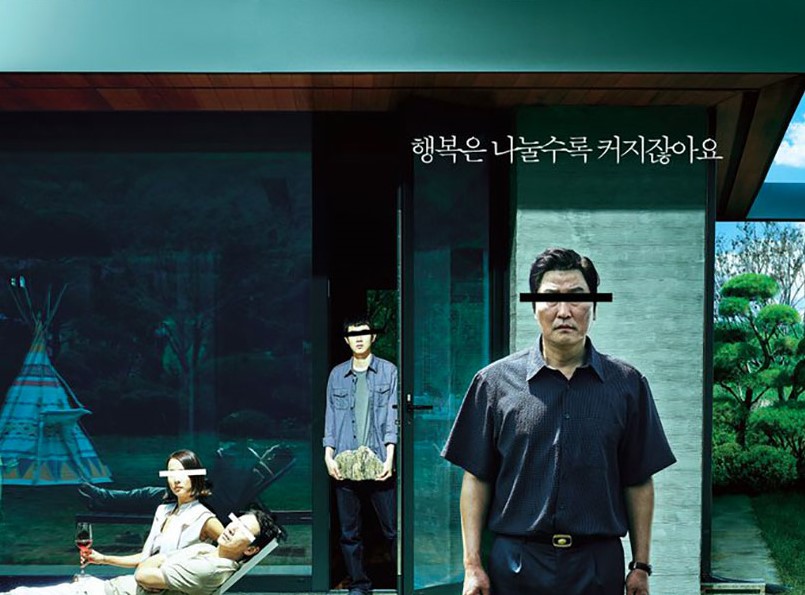 La locandina di Parasite, il film del coreano Bong Joon-ho