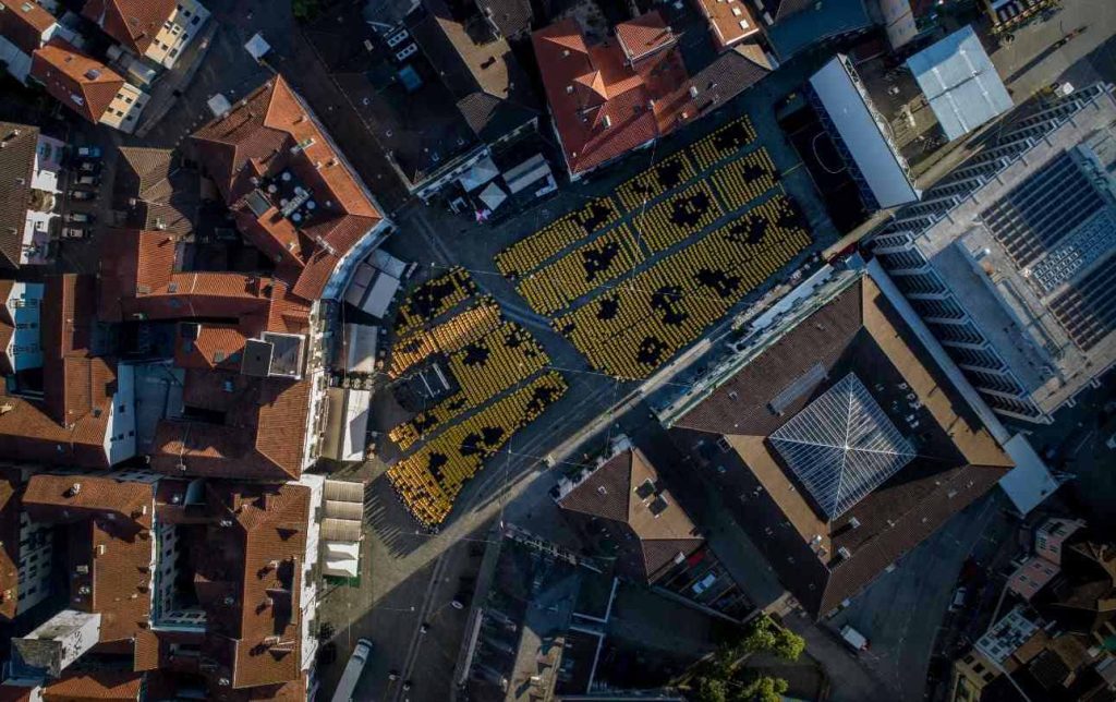 Piazza Grande è pronta (@Locarno Festival, Gabriele Putzu) e...