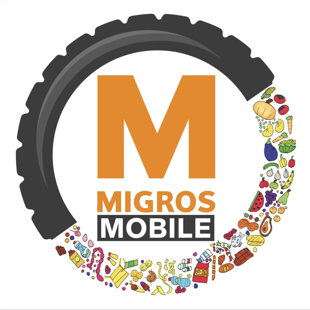 Il nuovo logo del camion vendita di Migros, disegnato da Gemma 