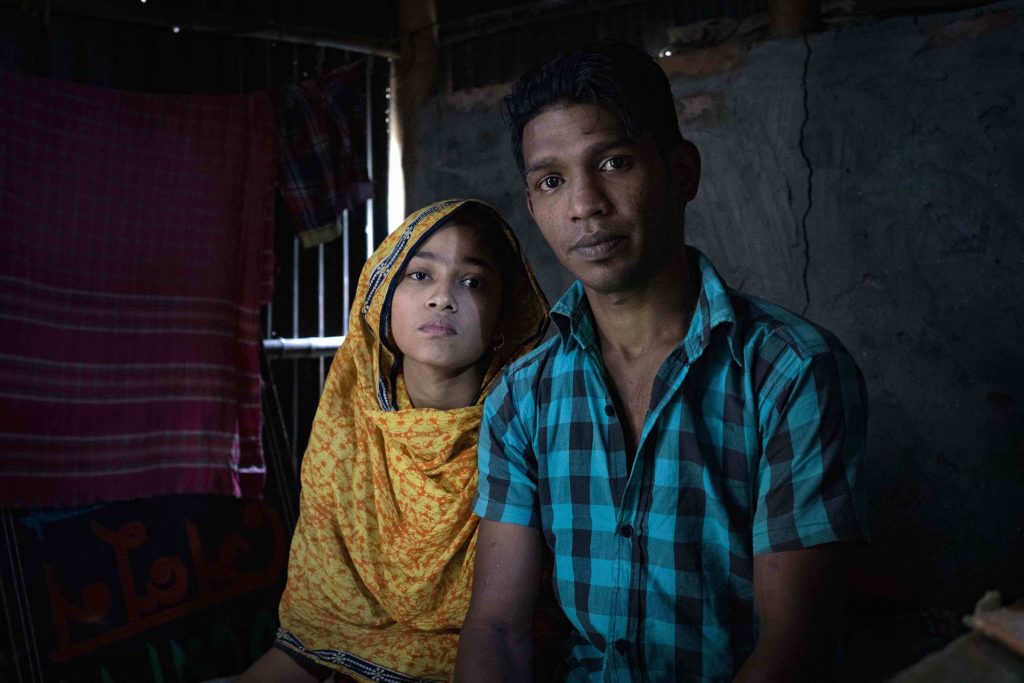 Mohammed Sumar e sua moglie; istantanee da Dacca