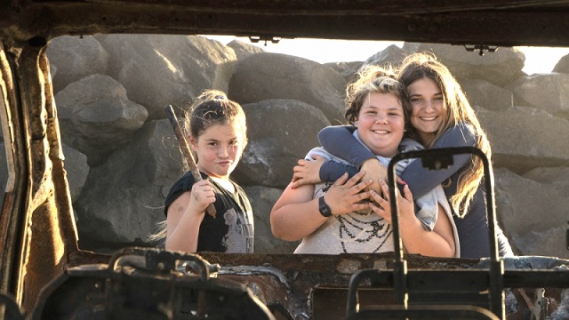 Una scena del film Punta sacra