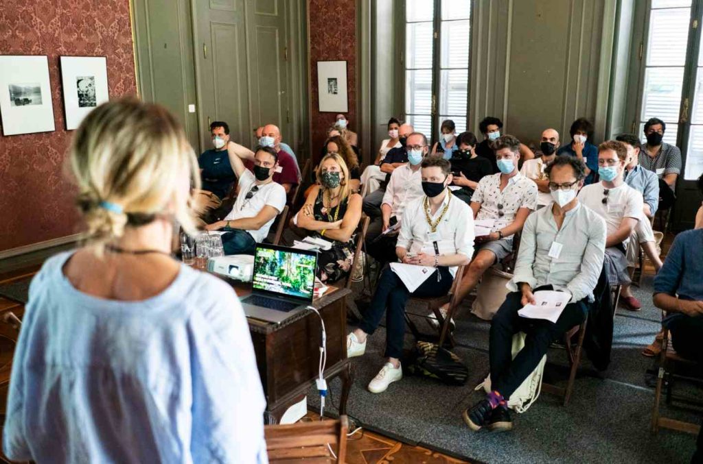 Un momento dell'evento organizzato durante il Festival di Locarno (Copyright Ticino Film Commission/Marco Soldati)