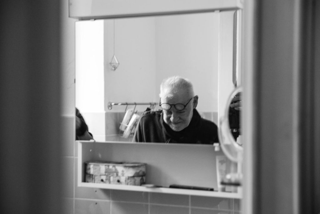 Il regista ungherese Béla Tarr, durante il workshop (©CISA / Solange Baumeister)