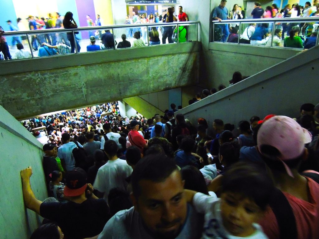 Metro bloccata