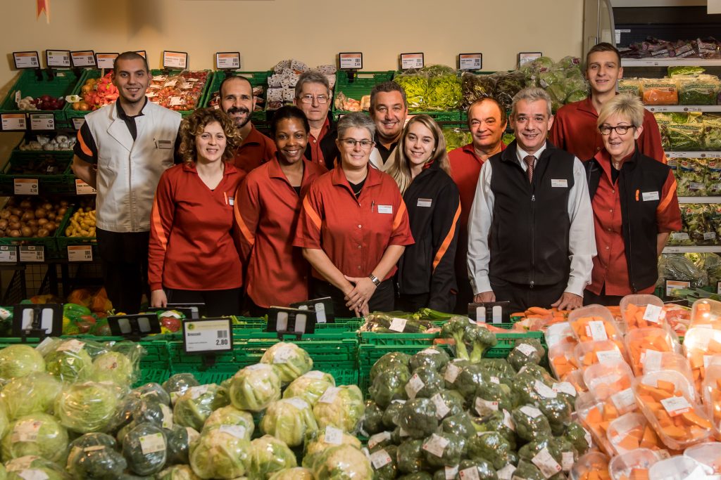 Il team del gerente Sergio Zimmermann, secondo da destra (Ti-Press)