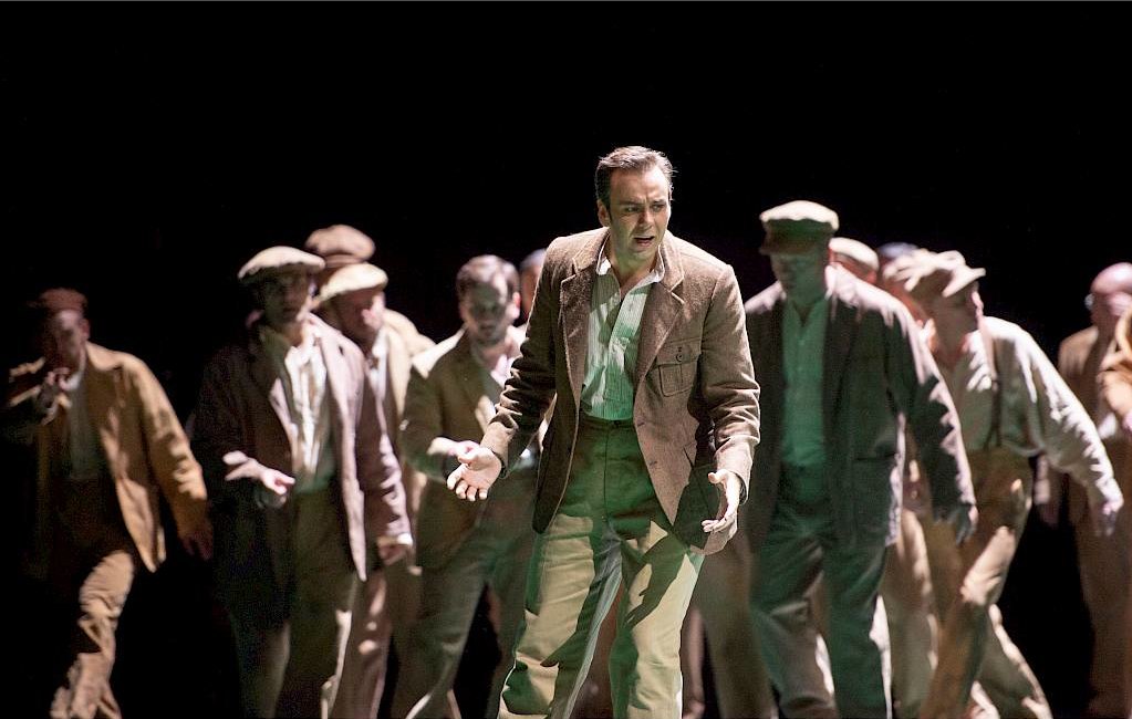 Un momento dello spettacolo «Nabucco», in scena a Zurigo (Monika Rittershaus)