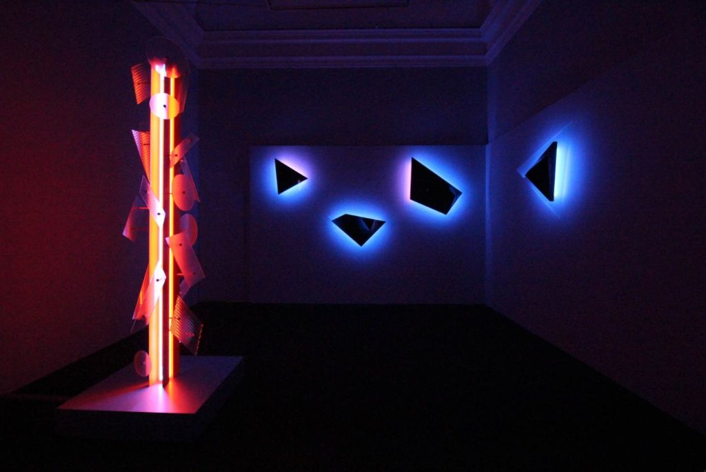 Nanda Vigo, Palazzo Reale, Milano, 2019, Neverended light e Galactica sky (Photo Credit M. Poma Court. Arch. N. Vigo)