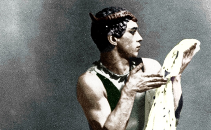 Il leggendario ballerino Vaslav Nijinsky in «L’Après-midi d’un Faune», 1912 (Keystone)