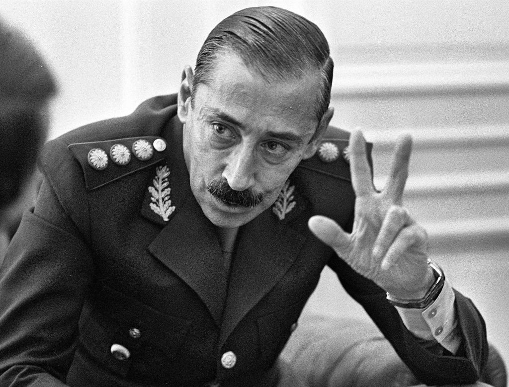Il generale Jorge Rafael Videla nel 1978 (Keystone)