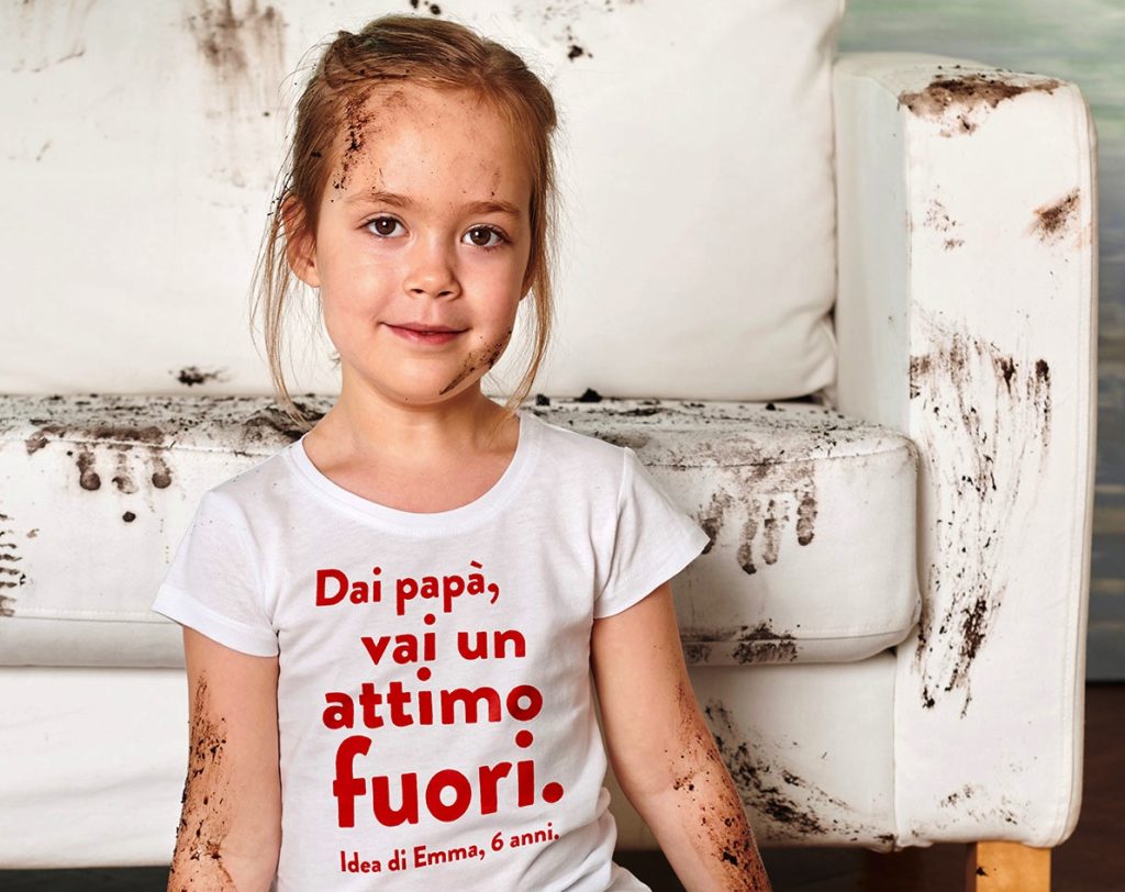 La prima fase della campagna ha coinvolto direttamente i bambini (www.protezioneinfanzia.ch)