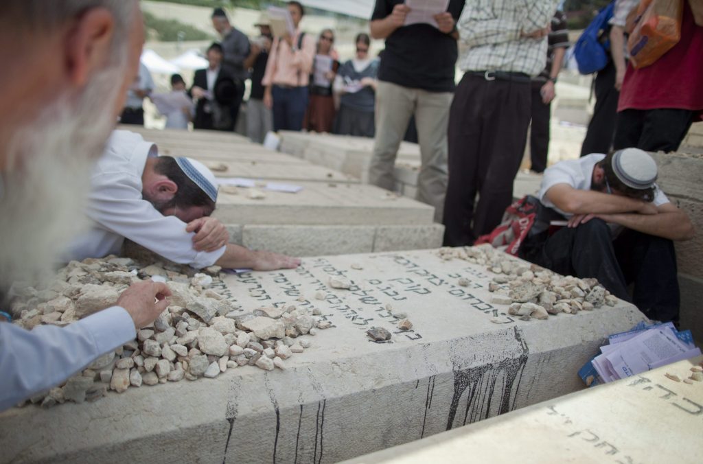 La tomba del rabbino Abraham Kook a Gerusalemme (Keystone)