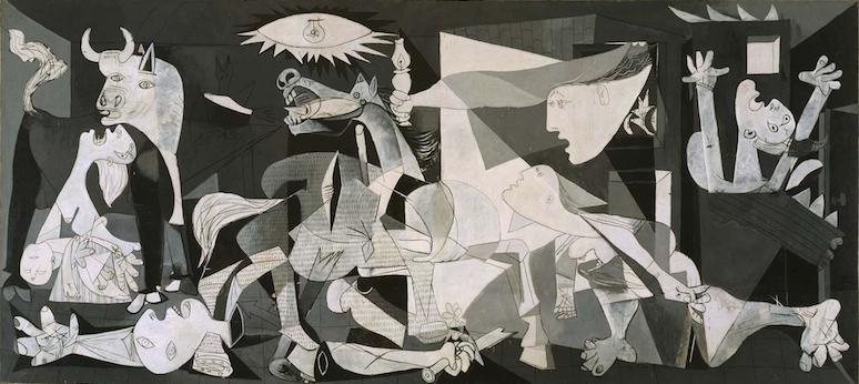 Pablo Picasso, Guernica, 1937 (Sucesiòn Pablo Picasso. VEGAP. Madrid, 2012)