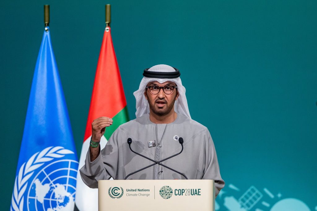 Il presidente della COP28, il sultano Al Jaber (Keystone)