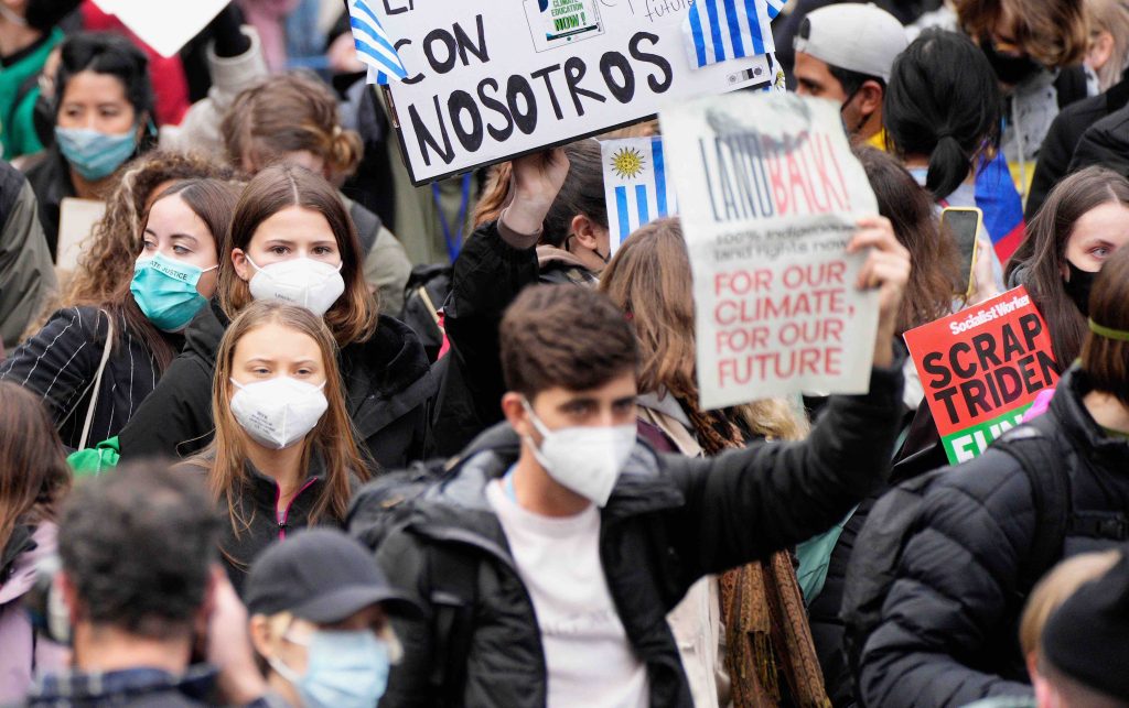 Greta Thunberg a Glasgow (Shutterstock)