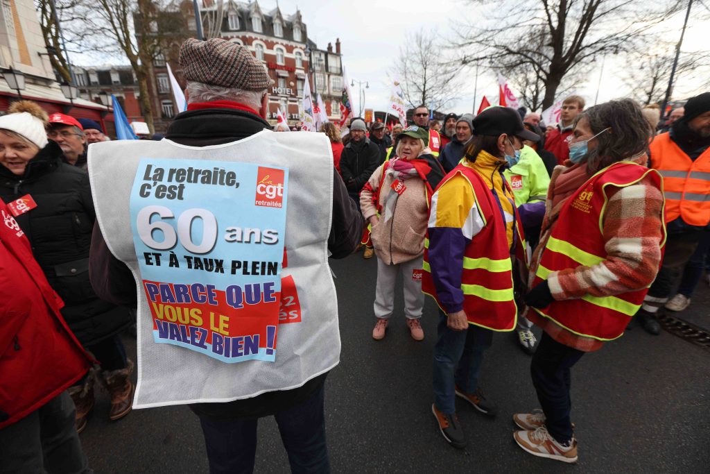 Manifestazione ad Arras giovedì scorso (Keystone)