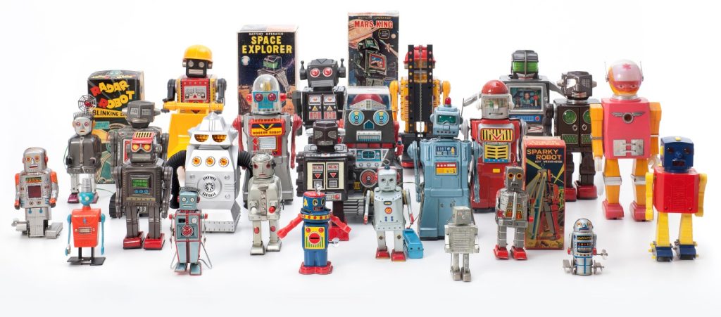 Robot storici, 1956–1980 (© collezione privata / foto: Andreas Sütterlin, 2016)