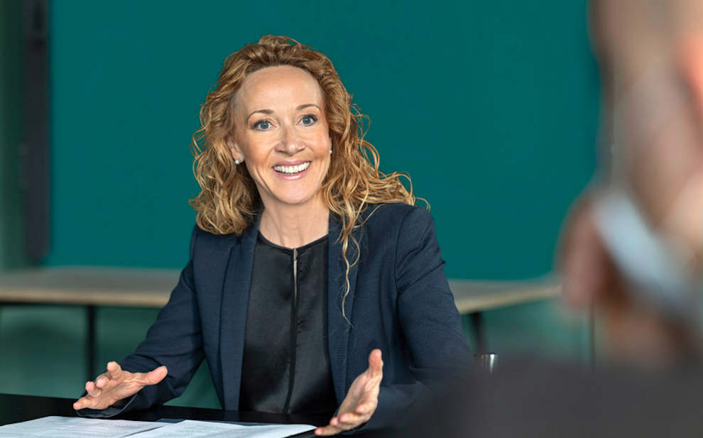 Sarah Kreienbühl è membro della Direzione generale della FCM e a capo del Dipartimento risorse umane, comunicazione, cultura e tempo libero (Jorma Müller)