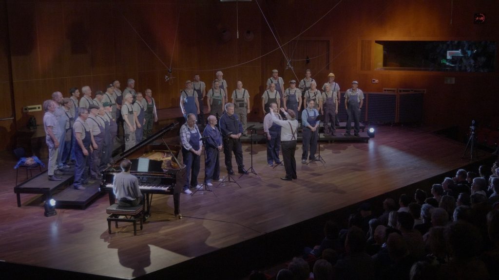 Per i suoi 60 anni il Coro Scam si è esibito in uno spettacolo speciale all’Auditorio Stelio Molo della RSI a Besso (Nicolas Joray)