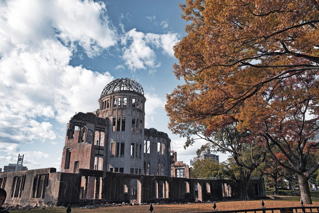 Casa prefetturale della Promozione industriale di Hiroshima, epicentro dell’esplosione atomica del 6 agosto 1945 (Yu – Unsplash)