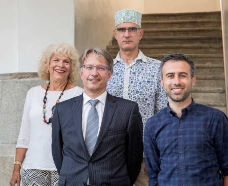 Quattro dei membri di Comitato: Gaby Malacrida, Danilo Zanga, Matteo Hoderas, Daniele Poggiali (Stefano Spinelli)