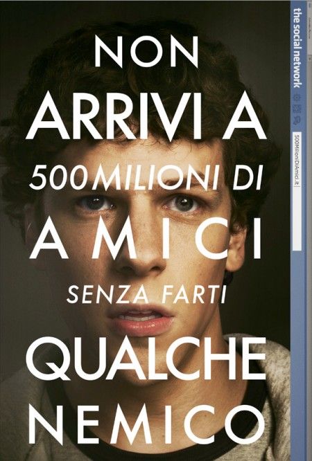 Copertina del Film <i>The Social Network<i/>