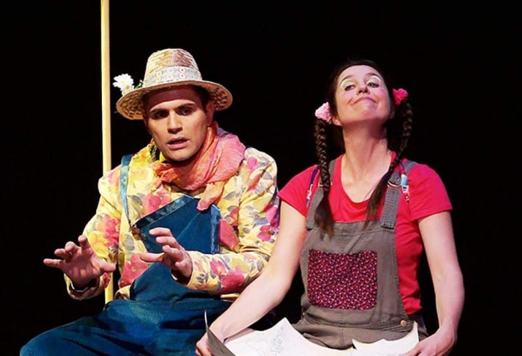 Davide Gagliardi e Alessandra Cattori in «Fogli al vento»