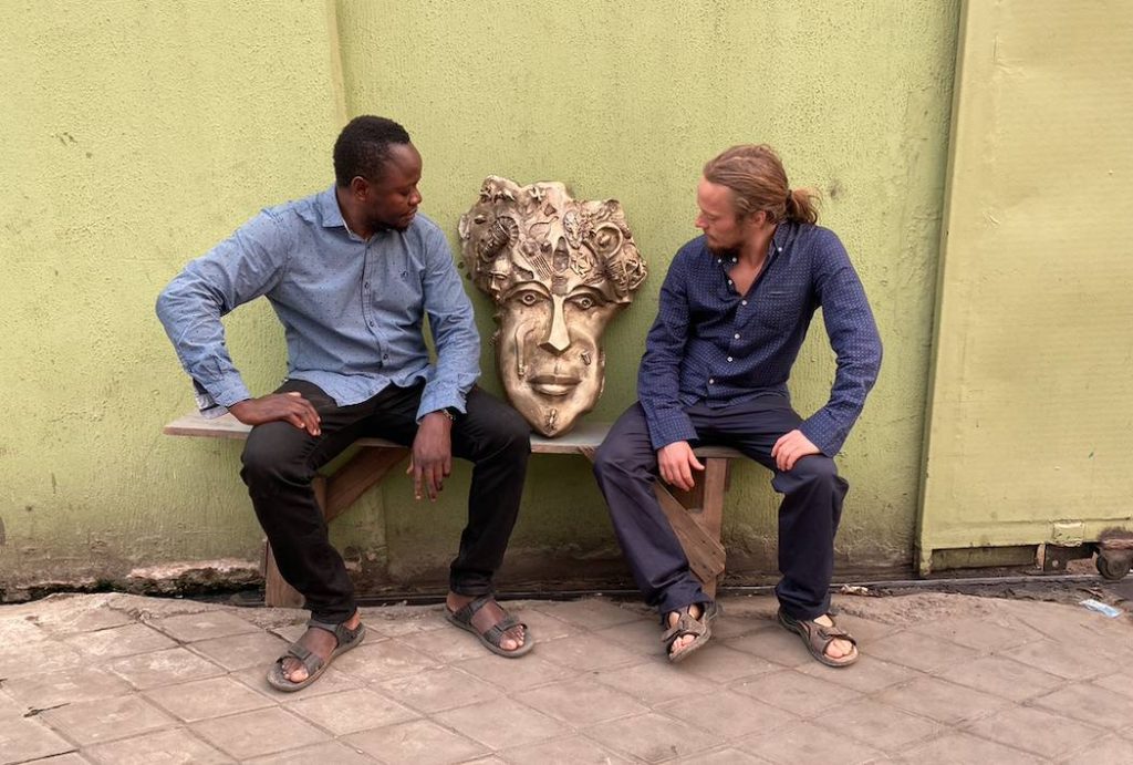 Samson Ogiamier insieme a Juri Cainero