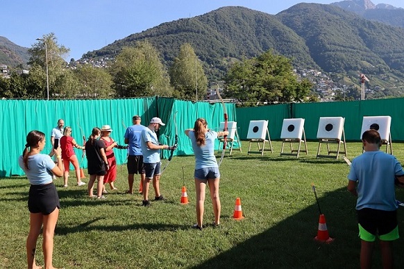 Fra le attività proposte a Tenero, anche il tiro con l'arco (Fabio Gaspari)