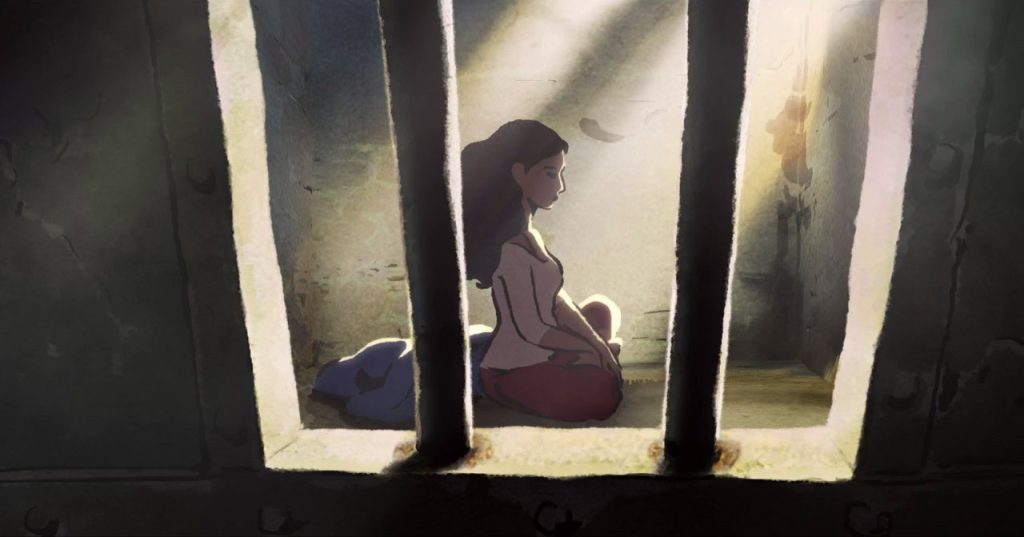 Una scena del film di animazione Les hirondelles de Kaboul, coproduzione cui ha partecipato anche la Svizzera (youtube)