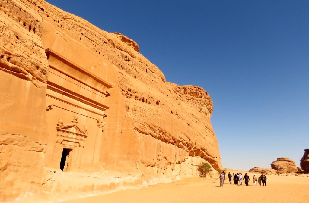 Al-Ula, una tomba nabatea a Hegra