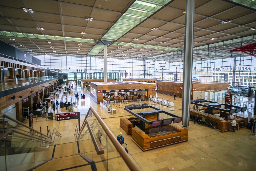 L’Aeroporto di Berlino-Brandeburgo ha subito perdite ingenti a causa della pandemia (Keystone)