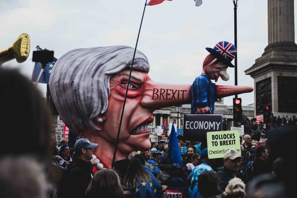 Manifestazione anti-Brexit nel 2019 (Alexander Andrews/Unsplash)