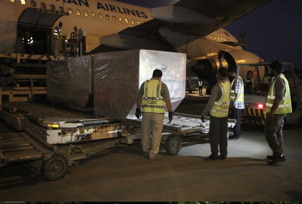 Aiuti umanitari cinesi in arrivo a Kabul, 29 settembre 2021 (Keystone)