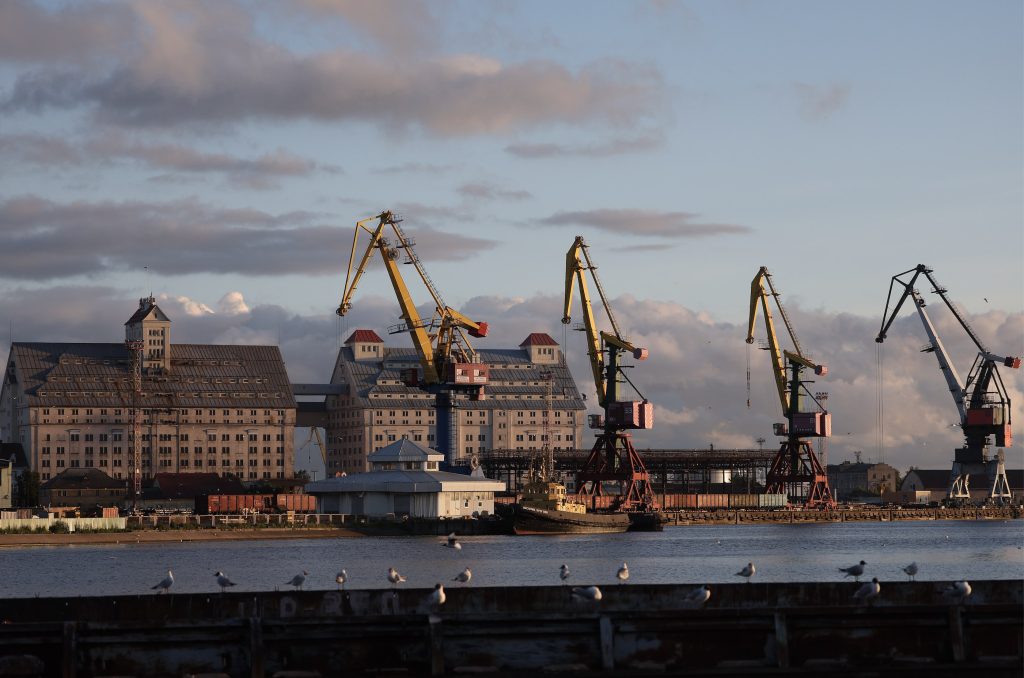 Il porto di Kaliningrad, d’importanza strategica per la Russia, dove ha sede anche la Flotta del Baltico (Keystone)