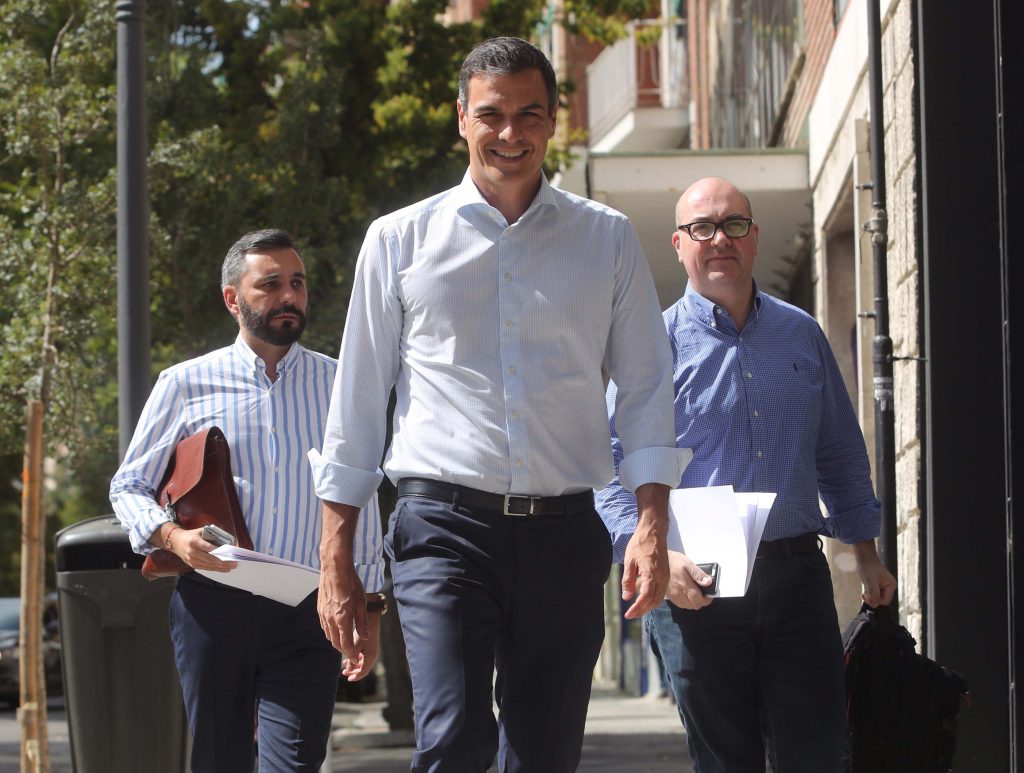 Un Pedro Sánchez ottimista si avvia verso le quarte elezioni in quattro anni (Keystone)