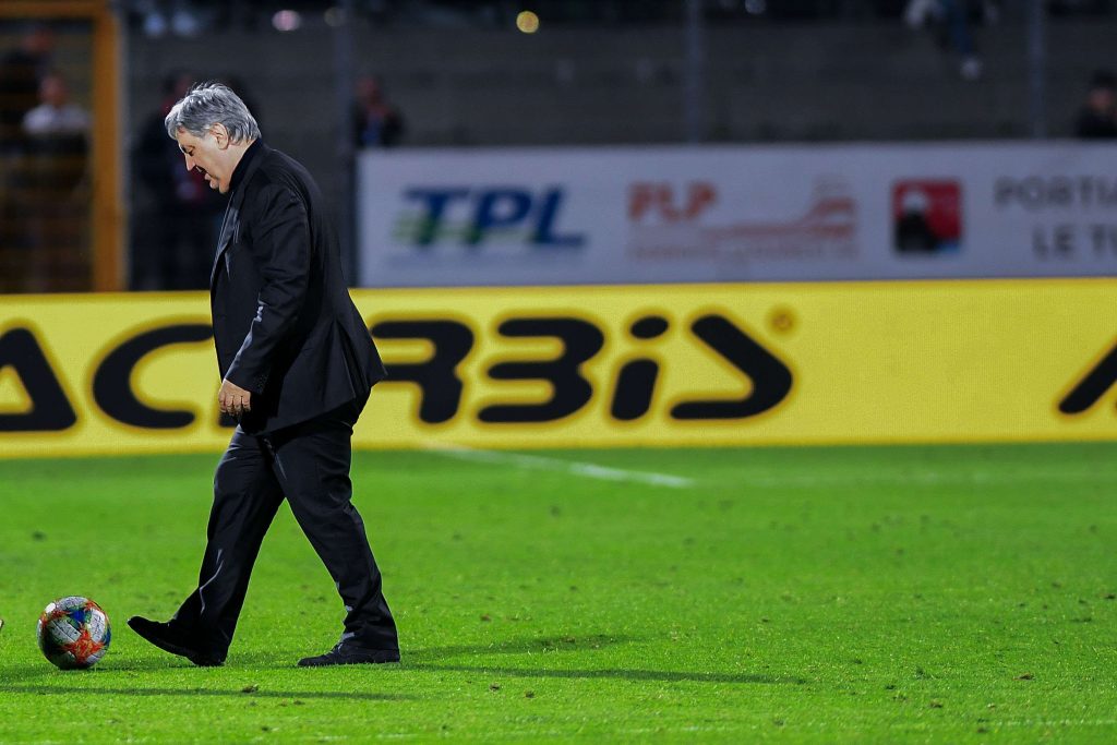 Angelo Renzetti, presidente del Lugano, cerca di preservare quanto possibile l’identità ticinese del club (Keystone)