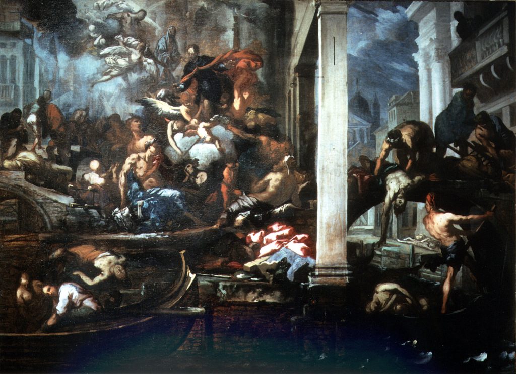 «La peste a Venezia» di Antonio Zanchi (1631-1722), (Keystone)