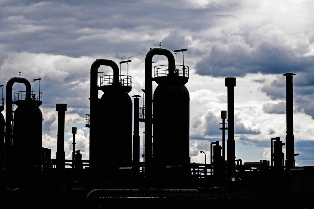 Stazione di compressione del gas in Germania (Keystone)